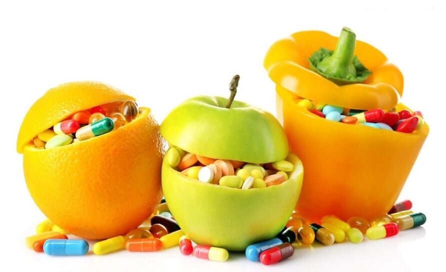 维生素在水果和蔬菜中的效力